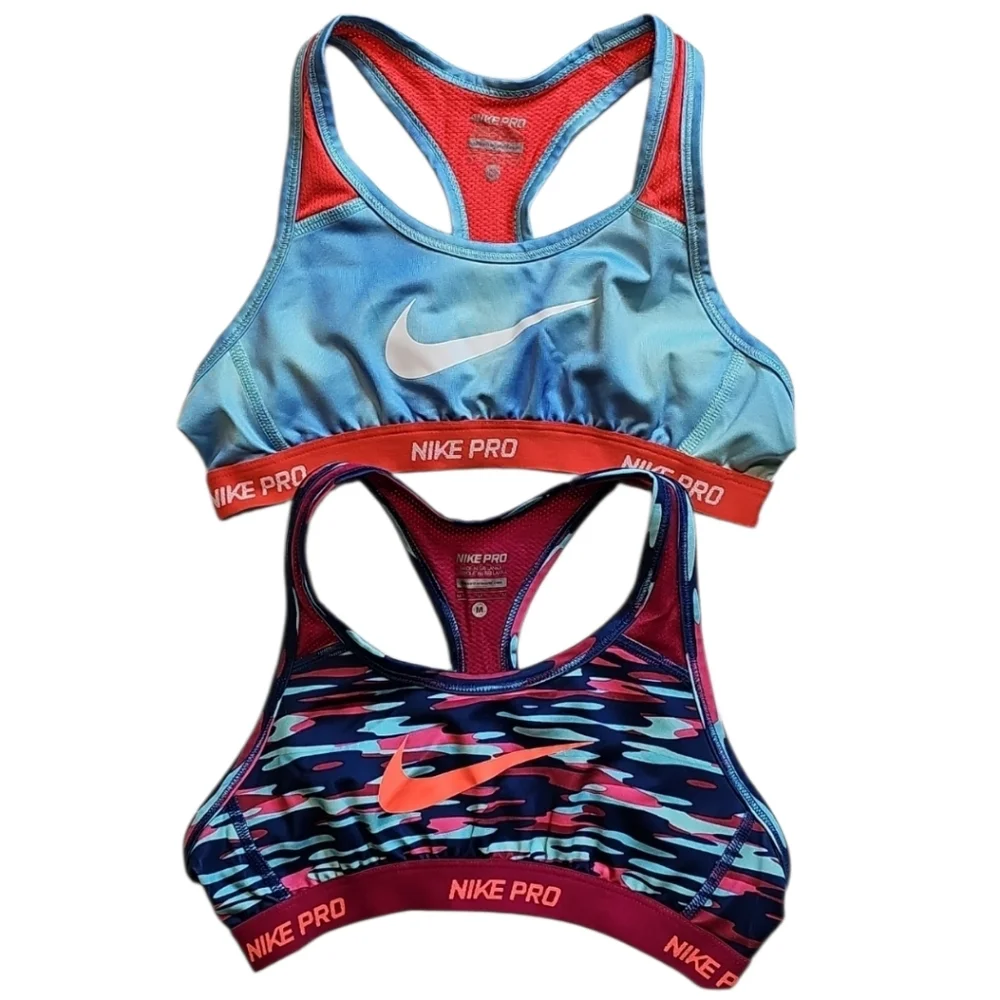 NIKE Pro Dri-Fit Non-Padded Sport Bras. Women's Size: Medium.